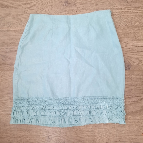 TOMMY BAHAMA Ferrin Foil Linen Pencil Skirt - Picture 4 of 11